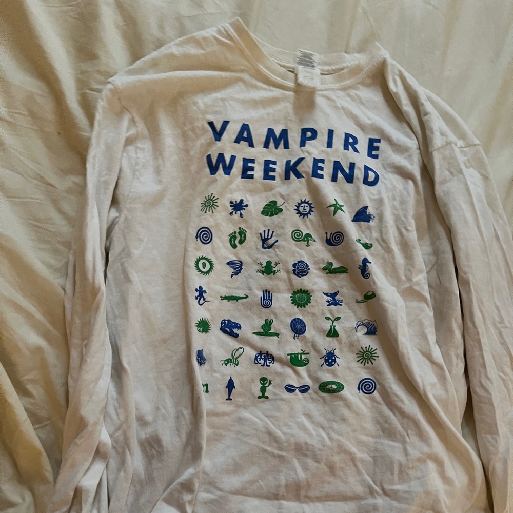 RARE Vampire Weekend hat & long sleeve tee (FOTB) tour